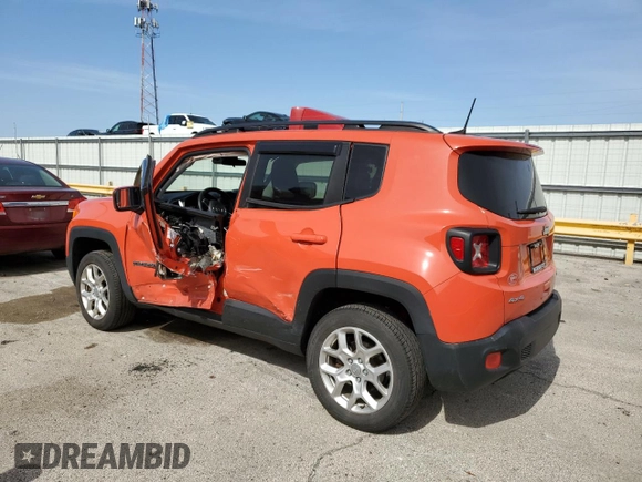 2018 Jeep Renegade Latitude с VIN ZACCJBBB6JPH88976, выставлен на аукционе Copart как лот 53188055 с пробегом 68 259 миль миль и Списание • Salvage title. История ставок и продаж доступна на DreamBid. Изображение 2.