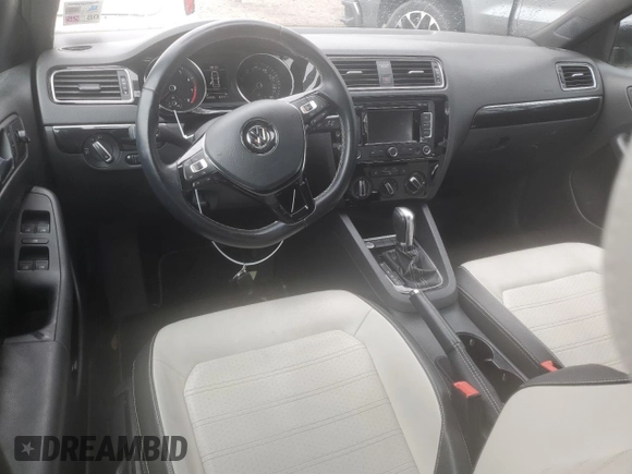 2015 Volkswagen Jetta Sport with VIN 3VWD17AJ1FM325015, listed as a Copart auction lot 46241915 with 54,785 mi miles and Salvage title. Bid and sale history available at DreamBid. Image 8.
