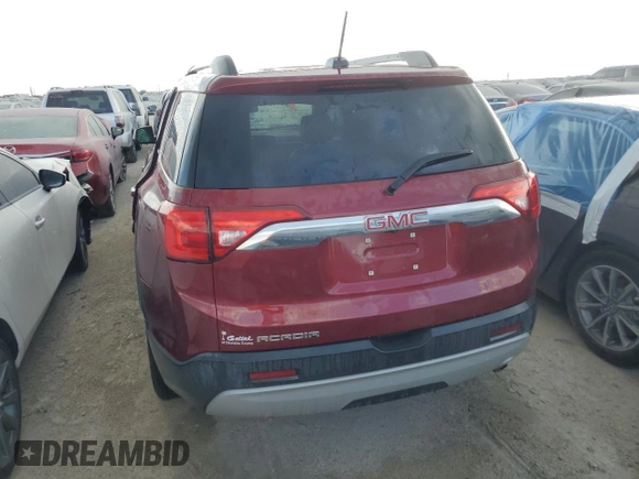 2018 GMC Acadia SLT with VIN 1GKKNMLA1JZ211084, listed as a Copart auction lot 46196515 with Not Provided miles and Non Repairable. Bid and sale history available at DreamBid. Image 6.