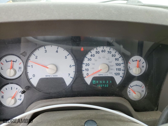 2008 Dodge Ram 2500 SXT with VIN 3D7KS29D08G217498, listed as a Copart auction lot 71494694 with 188,932 mi miles and Salvage Title. Bid and sale history available at carsss.com. Image 9.