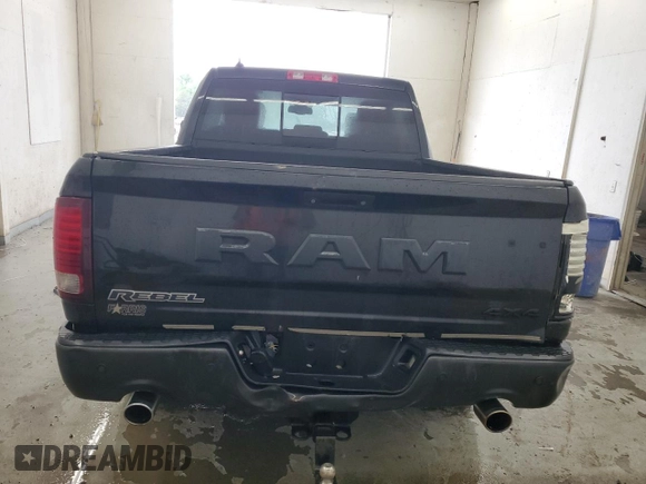 2016 Ram 1500 Rebel with VIN 1C6RR7YT6GS105815, listed as a Copart auction lot 54253235 with 150,511 mi miles and Salvage title. Bid and sale history available at DreamBid. Image 6.