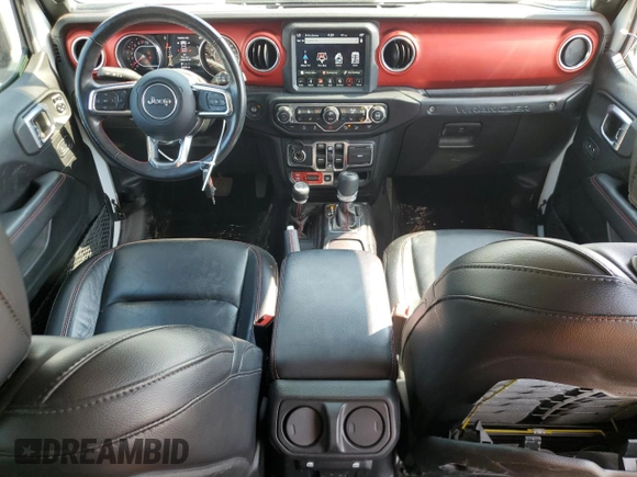 2019 Jeep Wrangler Unlimited Rubicon with VIN 1C4HJXFGXKW613269, listed as a Copart auction lot 62428605 with 56,270 mi miles and Salvage title. Bid and sale history available at DreamBid. Image 8.
