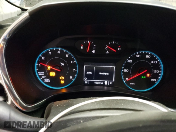 2018 Chevrolet Equinox LT with VIN 3GNAXSEV1JS577783, listed as a Copart auction lot 51787045 with 113,233 mi miles and Salvage Title. Bid and sale history available at carsss.com. Image 9.