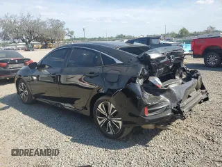 2017 Honda Civic Sedan EX-T with VIN 19XFC1F33HE015779, listed as a Copart auction lot 54258775 with 77,744 mi miles and Non Repairable. Bid and sale history available at carsss.com. Image 2.