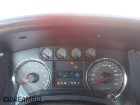 2010 Ford F-150 XL with VIN 1FTEX1C87AKB46376, listed as a IAAI auction lot 41257509 with 90,732 mi miles. Bid and sale history available at carsss.com. Image 7.