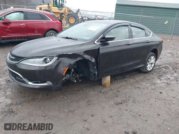 2015 Chrysler 200 C with VIN 1C3CCCCB0FN686219, listed as a IAAI auction lot 41894730 with 56,864 mi miles. Bid and sale history available at carsss.com. Image 2.