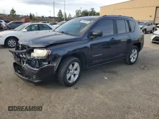 2016 Jeep Compass Sport with VIN 1C4NJCBA8GD687953, listed as a Copart auction lot 47005265 with 176,705 mi miles and Salvage Title. Bid and sale history available at carsss.com. Image 1.