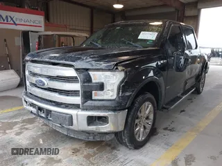 2015 Ford F-150 XL with VIN 1FTEW1CG4FKD77401, listed as a IAAI auction lot 42177021 with 162,825 mi miles. Bid and sale history available at carsss.com. Image 2.