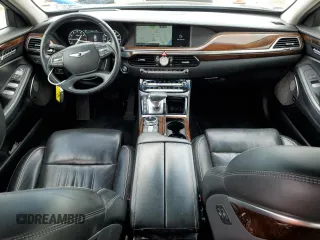 2018 Genesis G90 Premium z VIN KMHG34JA1JU049041, wystawiony jako Copart lot #56941235 z przebiegiem 66 778 mil mil oraz Szkody całkowita. Historia ofert i sprzedaży dostępna na DreamBid. Obrazek 8.