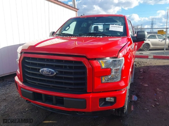 2015 Ford F-150 XLT with VIN 1FTEW1EP6FFC06218, listed as a IAAI auction lot 41656866 with 143,270 mi miles. Bid and sale history available at carsss.com. Image 2.
