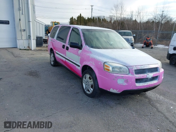 2006 Chevrolet Uplander LS Fleet with VIN 1GNDV23L76D138499, listed as a IAAI auction lot 41241378 with Not Provided miles. Bid and sale history available at carsss.com. Image 1.