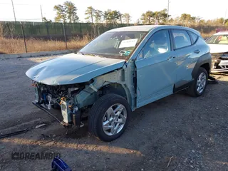 2024 Hyundai Kona SE with VIN KM8HACAB2RU148167, listed as a IAAI auction lot 41281919 with 4,612 mi miles. Bid and sale history available at carsss.com. Image 2.