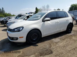 2013 Volkswagen Golf with VIN WVWDA7AJ6DW121231, listed as a Copart auction lot 61684145 with 144,914 mi miles and Salvage title. Bid and sale history available at DreamBid. Image 1.