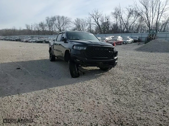 2025 Ram 1500 Big Horn with VIN 1C6SRFFP8SN625765, listed as a Copart auction lot 86509814 with 894 mi miles and Salvage Title. Bid and sale history available at carsss.com. Image 13.