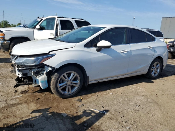 2017 Chevrolet Cruze LT with VIN 1G1BE5SM8H7168018, listed as a Copart auction lot 49304725 with 73,302 mi miles and Non Repairable. Bid and sale history available at carsss.com. Image 1.