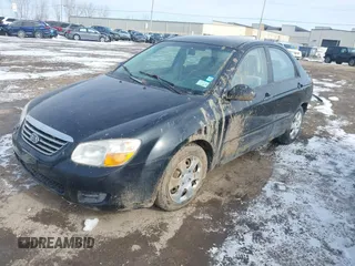 2007 Kia Spectra EX with VIN KNAFE122X75454914, listed as a IAAI auction lot 41711981 with 179,382 mi miles. Bid and sale history available at carsss.com. Image 2.