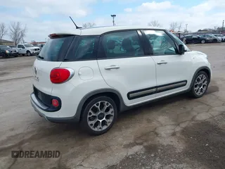 2014 FIAT 500L Trekking with VIN ZFBCFADH1EZ019700, listed as a IAAI auction lot 41869856 with 131,940 mi miles and . Bid and sale history available at DreamBid. Image 4.