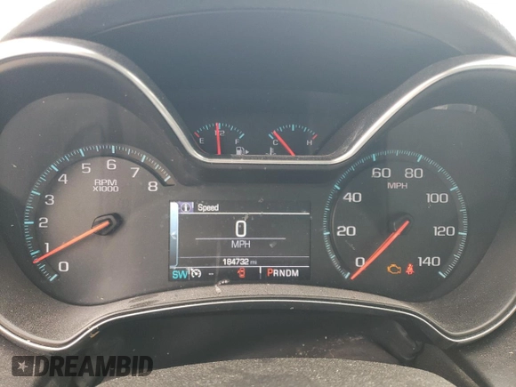 2015 Chevrolet Impala LTZ with VIN 2G1165S37F9101454, listed as a Copart auction lot 51895435 with 184,732 mi miles and Salvage Title. Bid and sale history available at DreamBid. Image 9.