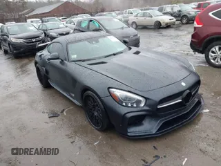 2016 Mercedes-Benz AMG GT with VIN WDDYJAJA5GA000888, listed as a IAAI auction lot 41914553 with 17,676 mi miles and . Bid and sale history available at DreamBid. Image 1.