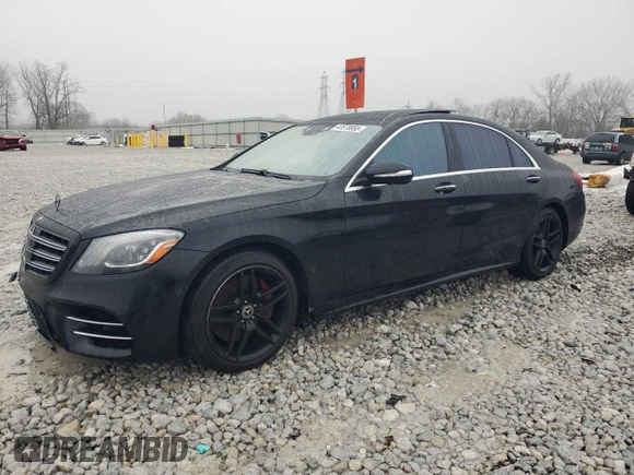 2018 Mercedes-Benz S 560 with VIN WDDUG8GB7JA402912, listed as a Copart auction lot 43578855 with 139,267 mi miles and Clean Title. Bid and sale history available at carsss.com. Image 1.