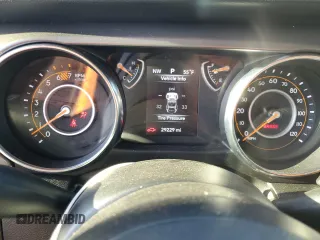 2023 Jeep Wrangler Sport with VIN 1C4HJXDNXPW635345, listed as a Copart auction lot 80929674 with 29,229 mi miles and Salvage Title. Bid and sale history available at DreamBid. Image 9.