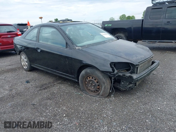 2002 Honda Civic EX with VIN 1HGEM229X2L092755, listed as a IAAI auction lot 42164604 with 188,404 mi miles and . Bid and sale history available at DreamBid. Image 1.