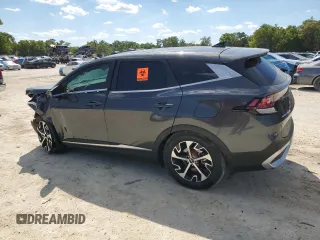 2025 Kia Sportage EX with VIN KNDPV3DF8S7345951, listed as a Copart auction lot 50530935 with 4,018 mi miles and Non Repairable. Bid and sale history available at carsss.com. Image 2.