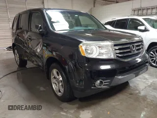 2014 Honda Pilot EX-L with VIN 5FNYF3H76EB012974, listed as a IAAI auction lot 41351669 with 110,380 mi miles and . Bid and sale history available at carsss.com. Image 1.