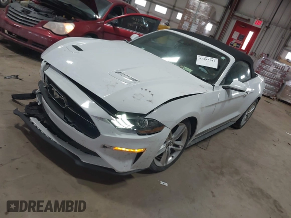 2021 Ford Mustang EcoBoost with VIN 1FATP8UH4M5138923, listed as a IAAI auction lot 41397141 with 51,744 mi miles. Bid and sale history available at carsss.com. Image 2.