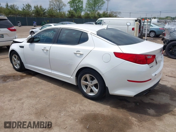 2015 Kia Optima LX z VIN KNAGM4A70F5649084, wystawiony jako IAAI lot #42231976 z przebiegiem 152 545 mil mil oraz . Historia ofert i sprzedaży dostępna na DreamBid. Obrazek 3.