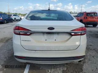 2017 Ford Fusion S with VIN 3FA6P0G71HR286791, listed as a Copart auction lot 46857305 with 0 mi miles and Salvage Title. Bid and sale history available at carsss.com. Image 6.