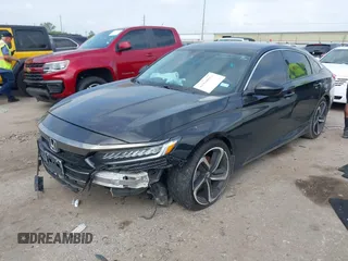 2022 Honda Accord Sedan Sport SE with VIN 1HGCV1F42NA005637, listed as a IAAI auction lot 41910954 with 46,329 mi miles. Bid and sale history available at carsss.com. Image 17.