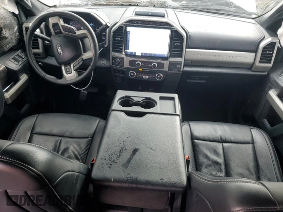2022 Ford F-350 XL with VIN 1FT8W3BT4NED76141, listed as a Copart auction lot 45808095 with 58,568 mi miles and Salvage title. Bid and sale history available at DreamBid. Image 8.