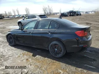 2015 BMW 3 Series 320i xDrive with VIN WBA3C3G59FNT51733, listed as a Copart auction lot 52123345 with Not provided miles and Salvage title. Bid and sale history available at DreamBid. Image 2.