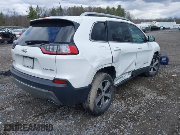 2020 Jeep Cherokee Limited with VIN 1C4PJMDN6LD537882, listed as a IAAI auction lot 41867807 with 45,556 mi miles. Bid and sale history available at carsss.com. Image 4.
