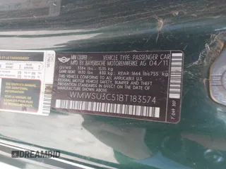 2011 MINI Hardtop with VIN WMWSU3C51BT183574, listed as a IAAI auction lot 41863134 with 137,140 mi miles and . Bid and sale history available at DreamBid. Image 9.