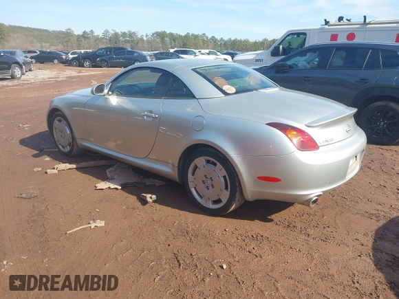 2005 Lexus SC 430 z VIN JTHFN48Y350061488, wystawiony jako IAAI lot #41437562 z przebiegiem 146 442 mil mil oraz . Historia ofert i sprzedaży dostępna na DreamBid. Obrazek 3.