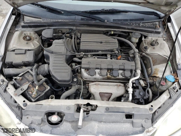 2004 Honda Civic LX with VIN 1HGES16574L018834, listed as a Copart auction lot 79537964 with 47,052 mi miles and Non Repairable. Bid and sale history available at carsss.com. Image 11.