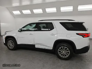 2023 Chevrolet Traverse LT Cloth with VIN 1GNERGKW2PJ135658, listed as a Copart auction lot 50096105 with 77,398 mi miles and Clean Title. Bid and sale history available at carsss.com. Image 2.