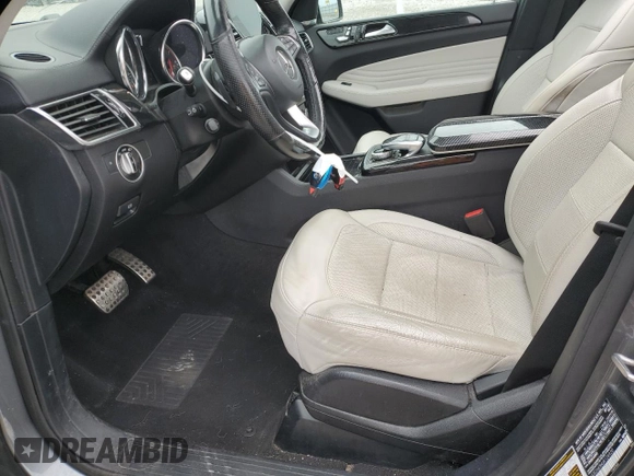 2018 Mercedes-Benz GLE 43 AMG with VIN 4JGED6EB4JA124920, listed as a Copart auction lot 58635785 with 64,203 mi miles and Salvage title. Bid and sale history available at DreamBid. Image 7.