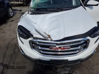 2018 GMC Terrain SLT with VIN 3GKALVEV0JL205498, listed as a Copart auction lot 46434345 with 118,259 mi miles and Salvage Title. Bid and sale history available at DreamBid. Image 12.