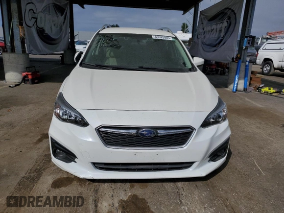 2019 Subaru Impreza Premium с VIN 4S3GTAD63K3725880, выставлен на аукционе Copart как лот 59520805 с пробегом 57 397 миль миль и Списание • Salvage title. История ставок и продаж доступна на DreamBid. Изображение 5.