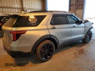 2020 Ford Explorer ST with VIN 1FM5K8GC5LGA89487, listed as a Copart auction lot 47577275 with 247,548 mi miles and Salvage Title. Bid and sale history available at DreamBid. Image 3.