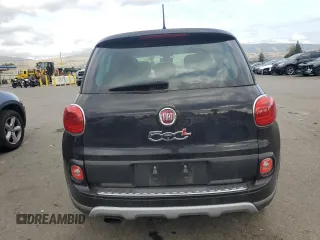 2014 FIAT 500L Trekking with VIN ZFBCFADH5EZ015259, listed as a Copart auction lot 86390284 with 83,607 mi miles and Salvage Title. Bid and sale history available at DreamBid. Image 6.