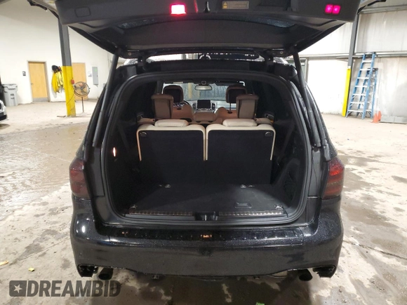 2017 Mercedes-Benz GLS with VIN 4JGDF7FE8HA684938, listed as a Copart auction lot 83664534 with 88,113 mi miles and Salvage Title. Bid and sale history available at carsss.com. Image 6.