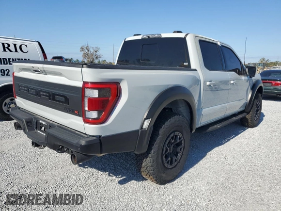 2023 Ford F-150 Raptor with VIN 1FTFW1RJ9PFA82277, listed as a Copart auction lot 86308544 with Not Provided miles and Salvage Title. Bid and sale history available at DreamBid. Image 3.