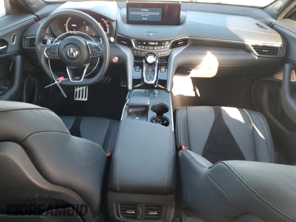 2024 Acura TLX w/A-Spec Package with VIN 19UUB6F55RA000943, listed as a Copart auction lot 41744435 with 7,726 mi miles and Salvage Title. Bid and sale history available at carsss.com. Image 8.