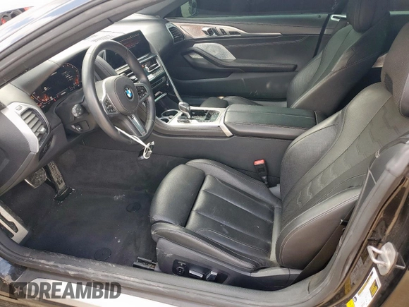 2019 BMW 8 Series M850i xDrive with VIN WBAFY4C5XKBX29810, listed as a Copart auction lot 53938185 with 14,943 mi miles and Clean Title. Bid and sale history available at carsss.com. Image 7.