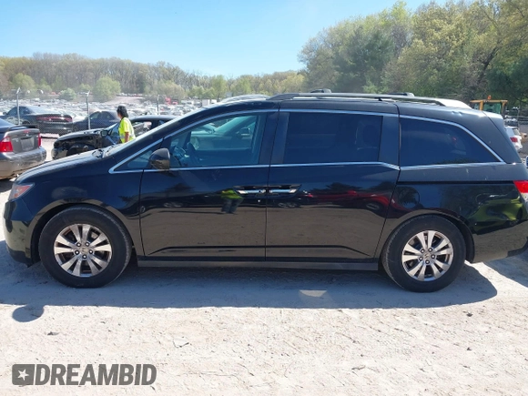 2014 Honda Odyssey EX-L with VIN 5FNRL5H61EB024188, listed as a IAAI auction lot 42238505 with 180,163 mi miles and . Bid and sale history available at DreamBid. Image 14.