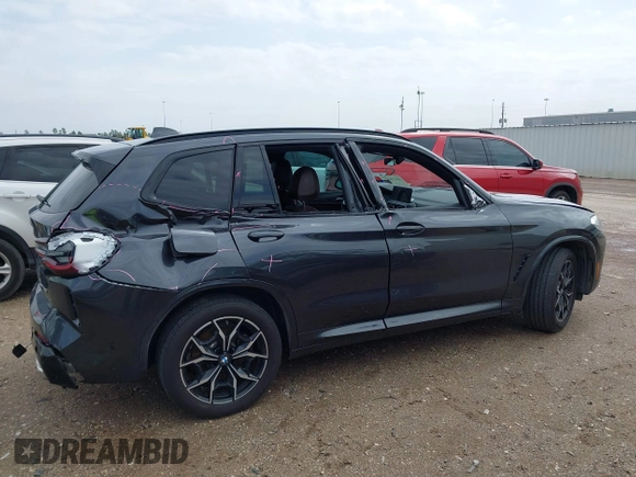 2024 BMW X3 sDrive30i with VIN 5UX43DP07R9V39275, listed as a IAAI auction lot 41673687 with 21,887 mi miles and . Bid and sale history available at DreamBid. Image 14.